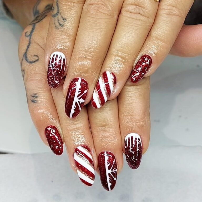 50 Nail Designs for Christmas 2023 Lovely Nails And Spa