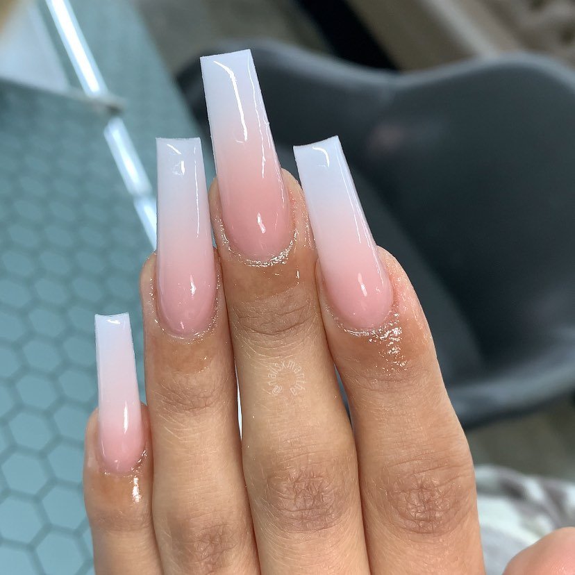 White Ombré Nails 20 Trends To Rock In 2023 Lovely Nails And Spa