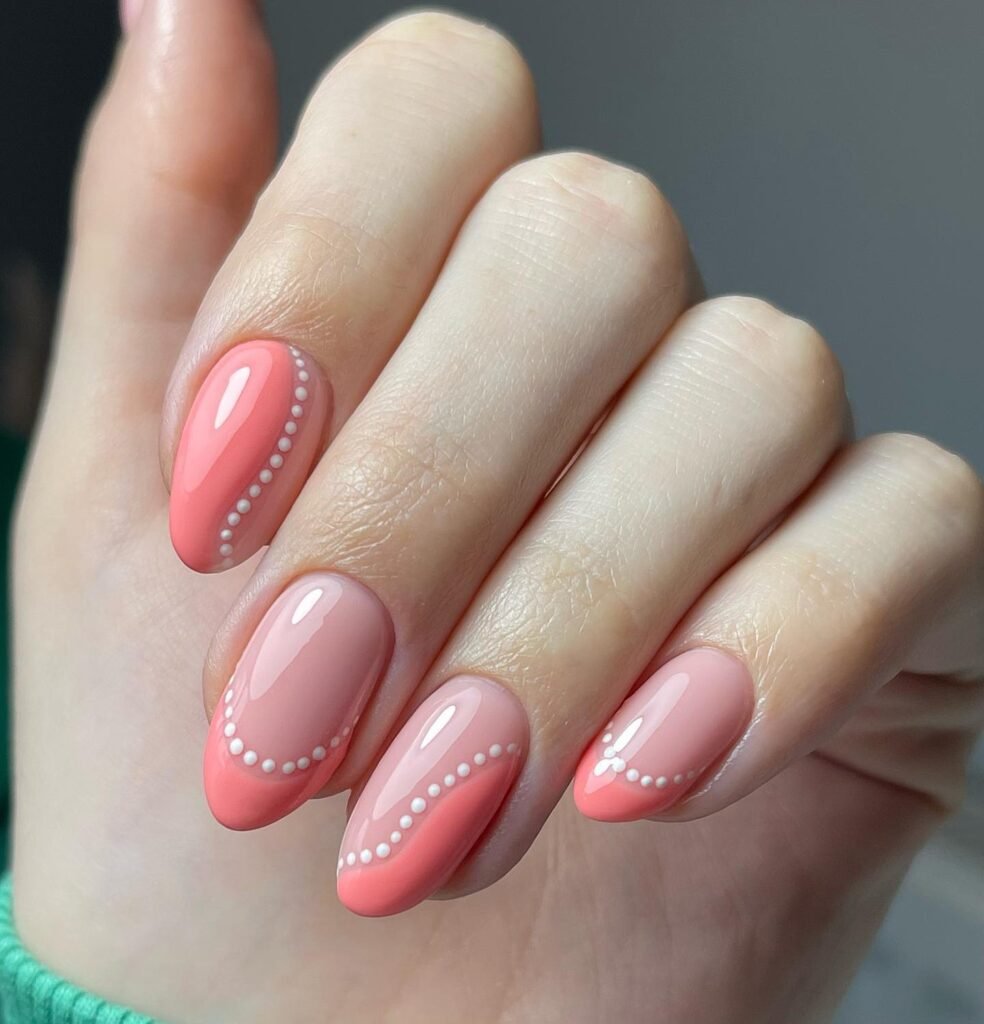 French Manicure with Flair