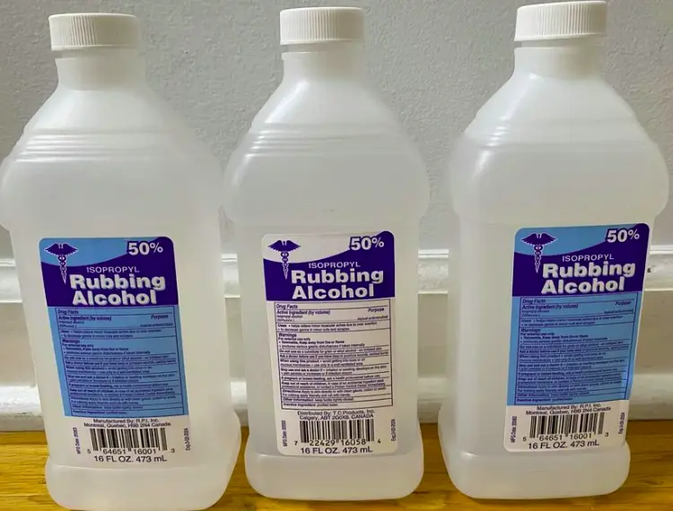 rubbing alcohol