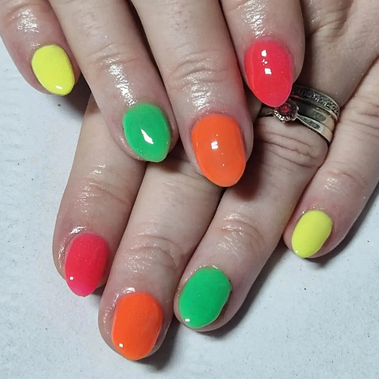 Multicolor Nails