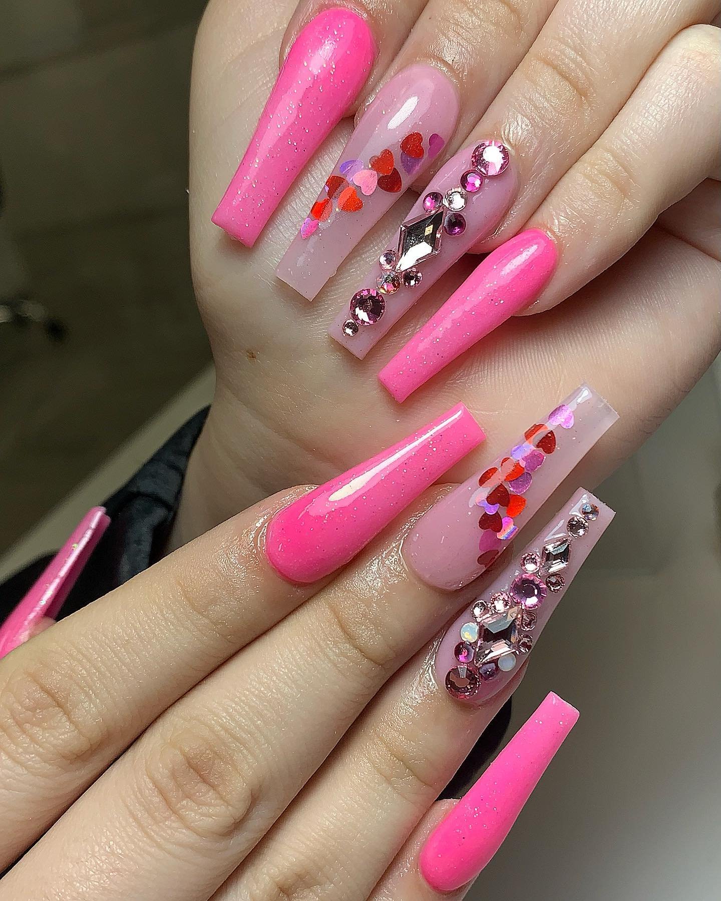 cute february nails