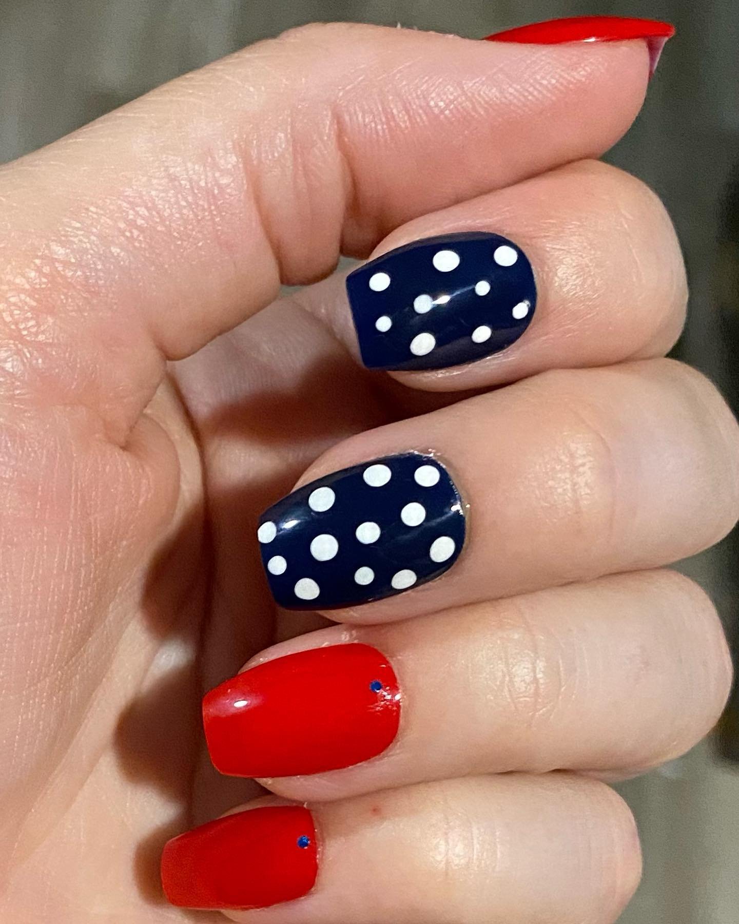 easy 4th of july nails ideas