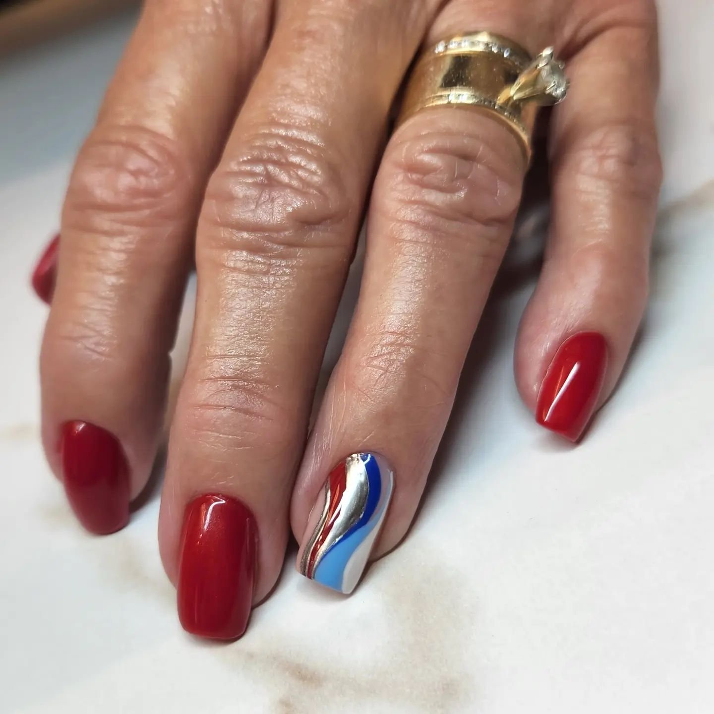 4th of july nails 